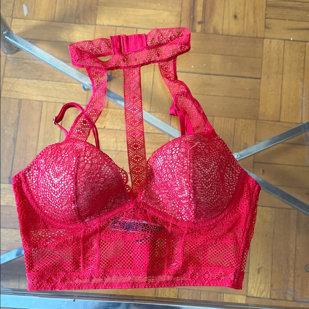 Victoria’s Secret Red Lace Women's Bralette